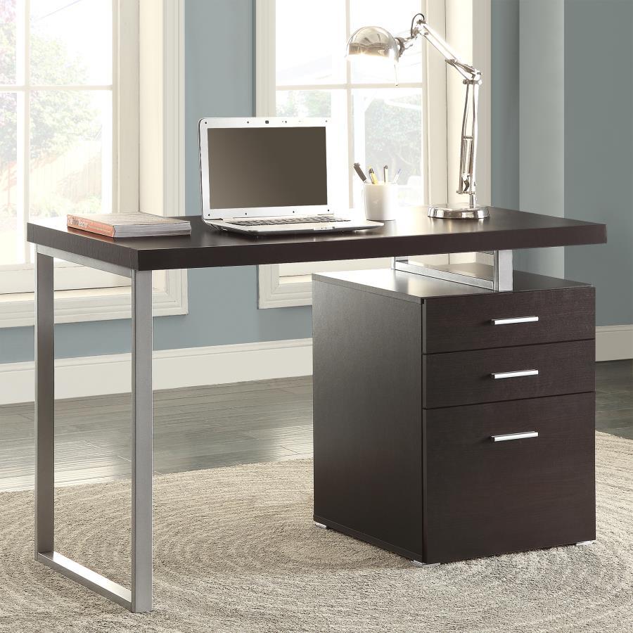 Brennan - 3-drawer Office Desk - Funk Metal Works LLC
