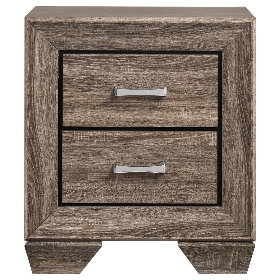 Kauffman - Nightstand - Light Brown - Funk Metal Works LLC