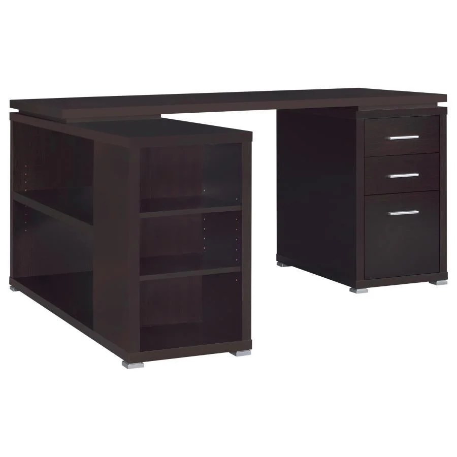 Yvette - L-shape Office Desk - Funk Metal Works LLC