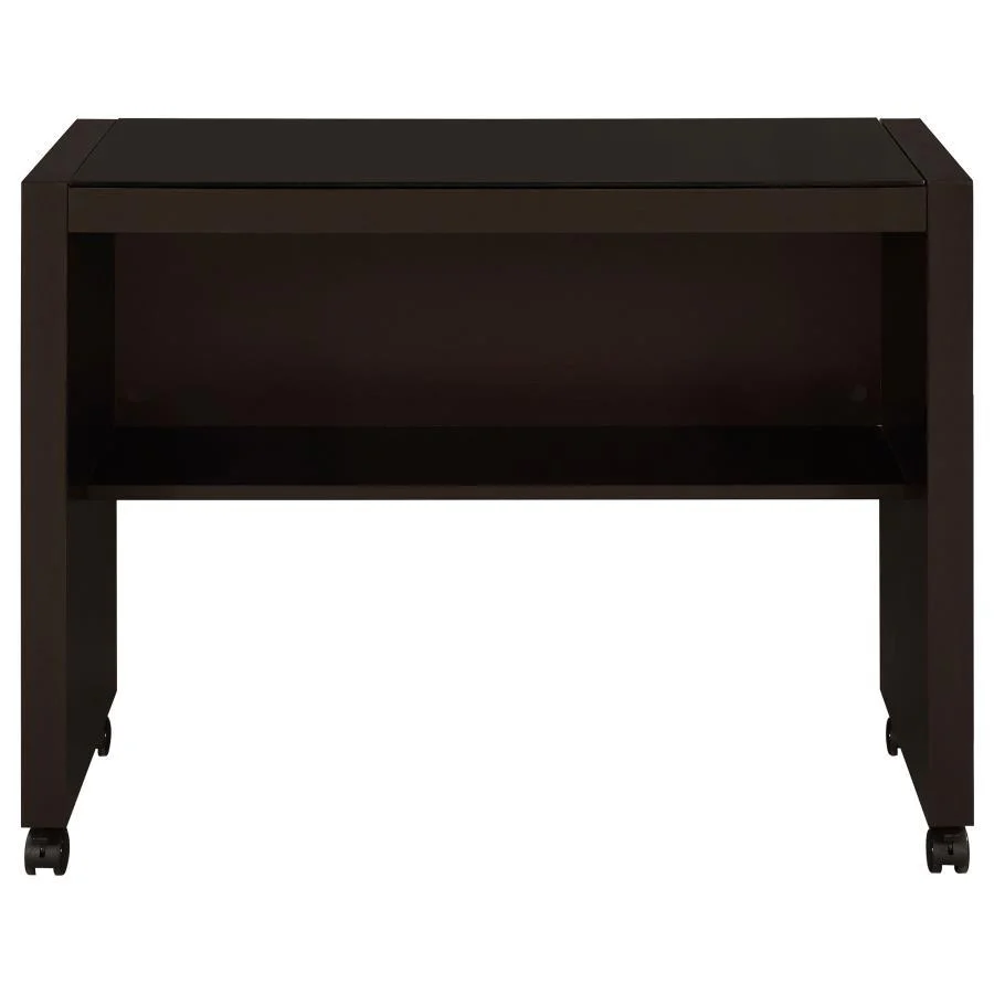 Skeena - Mobile Return With Casters - Brown - Funk Metal Works LLC