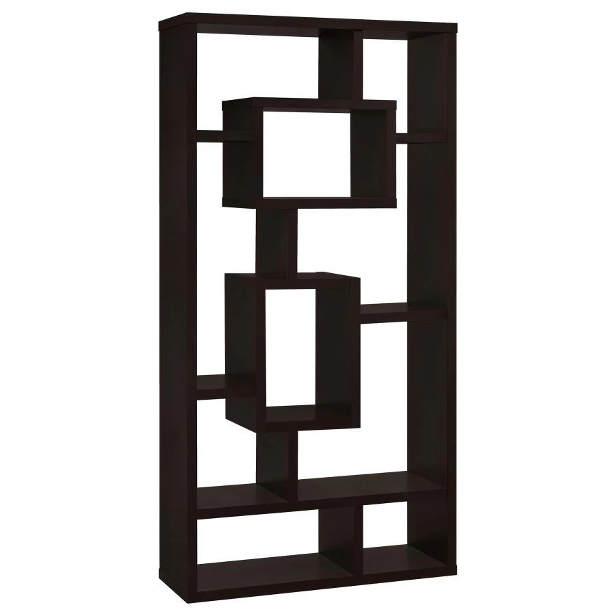 Cabianca - 10-shelf Bookcase - Funk Metal Works LLC