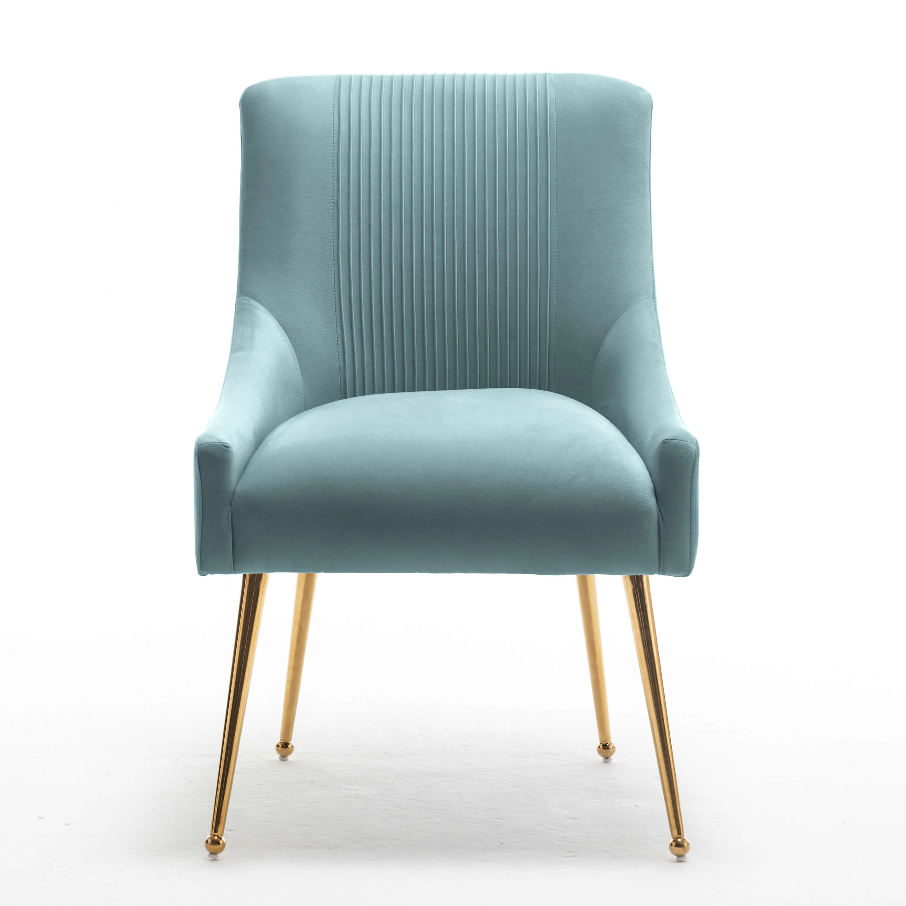 SEYNAR Modern Glam Velvet Dining Chair Set of 2/4/6 with Rear Handle - Funk Metal Works LLC