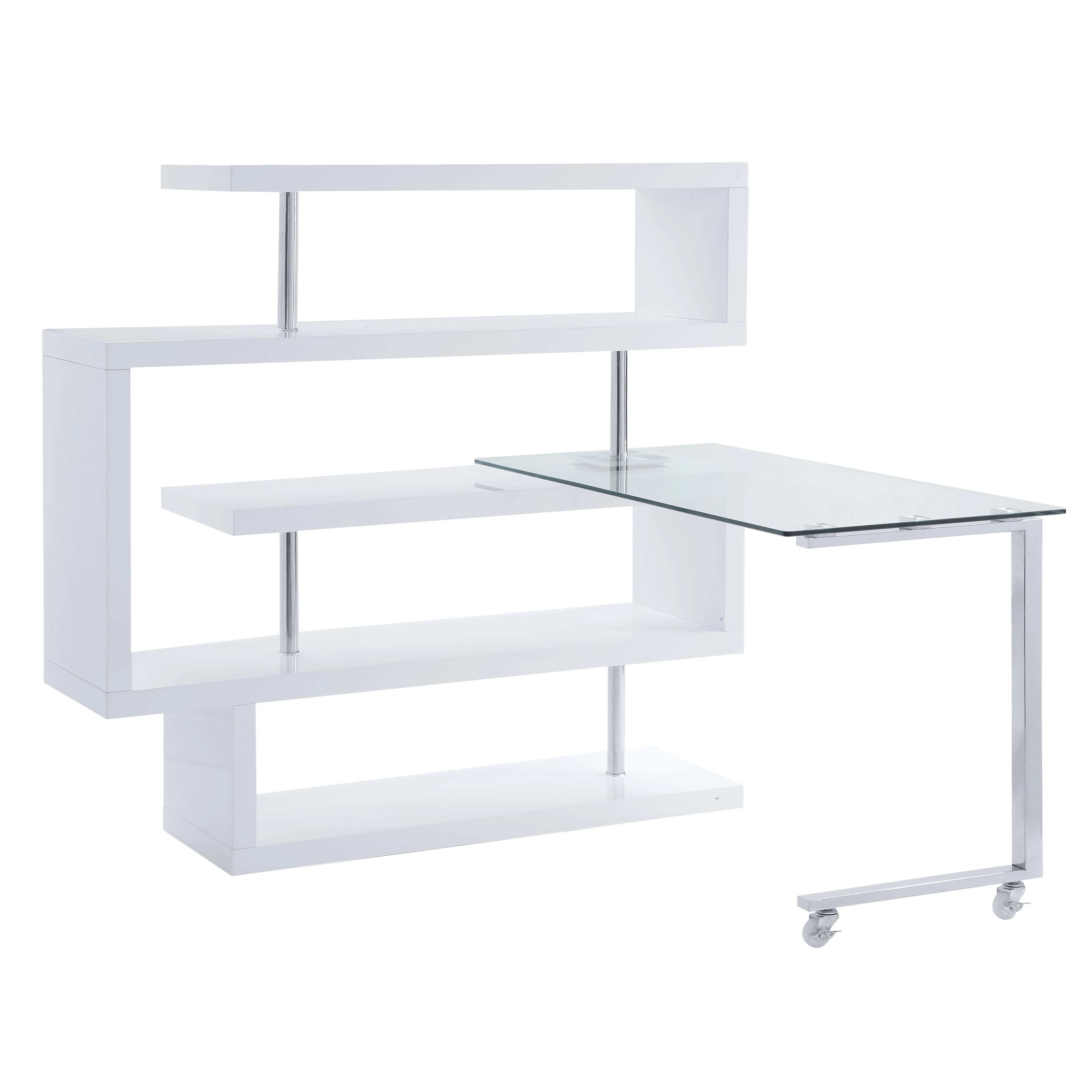 Raceloma - Writing Desk w/Shelf - Funk Metal Works LLC