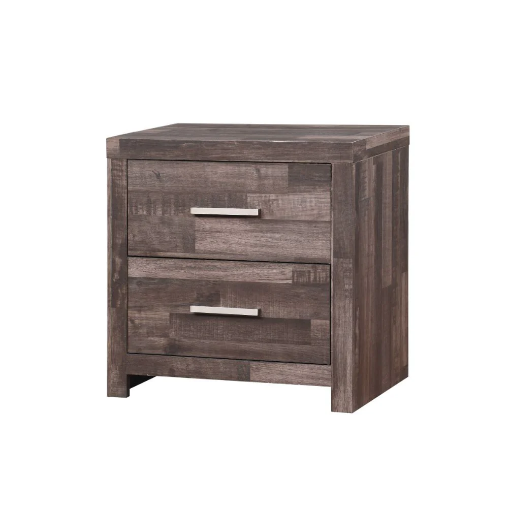 Juniper - Nightstand - Dark Cherry - Funk Metal Works LLC