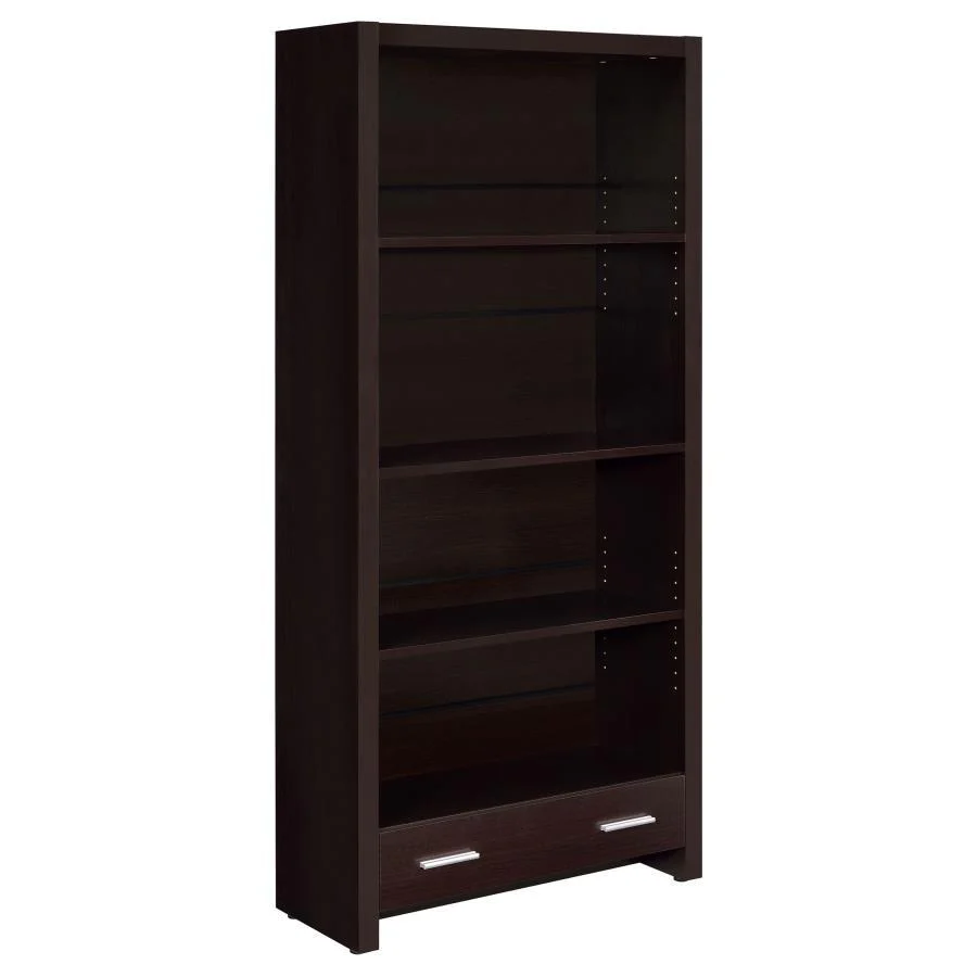 Skeena - Standard Bookcase - Brown - Funk Metal Works LLC