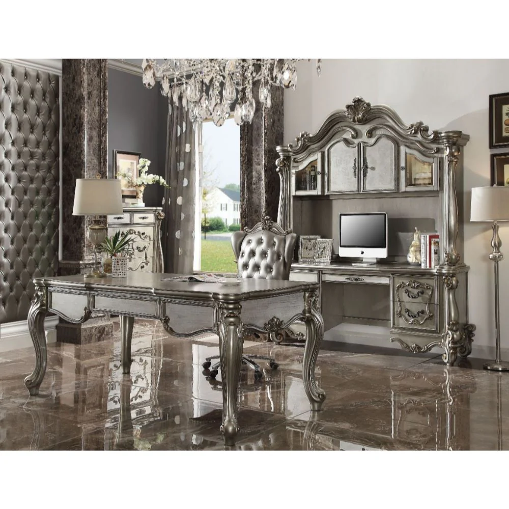 Versailles - Computer Desk & Hutch - Funk Metal Works LLC