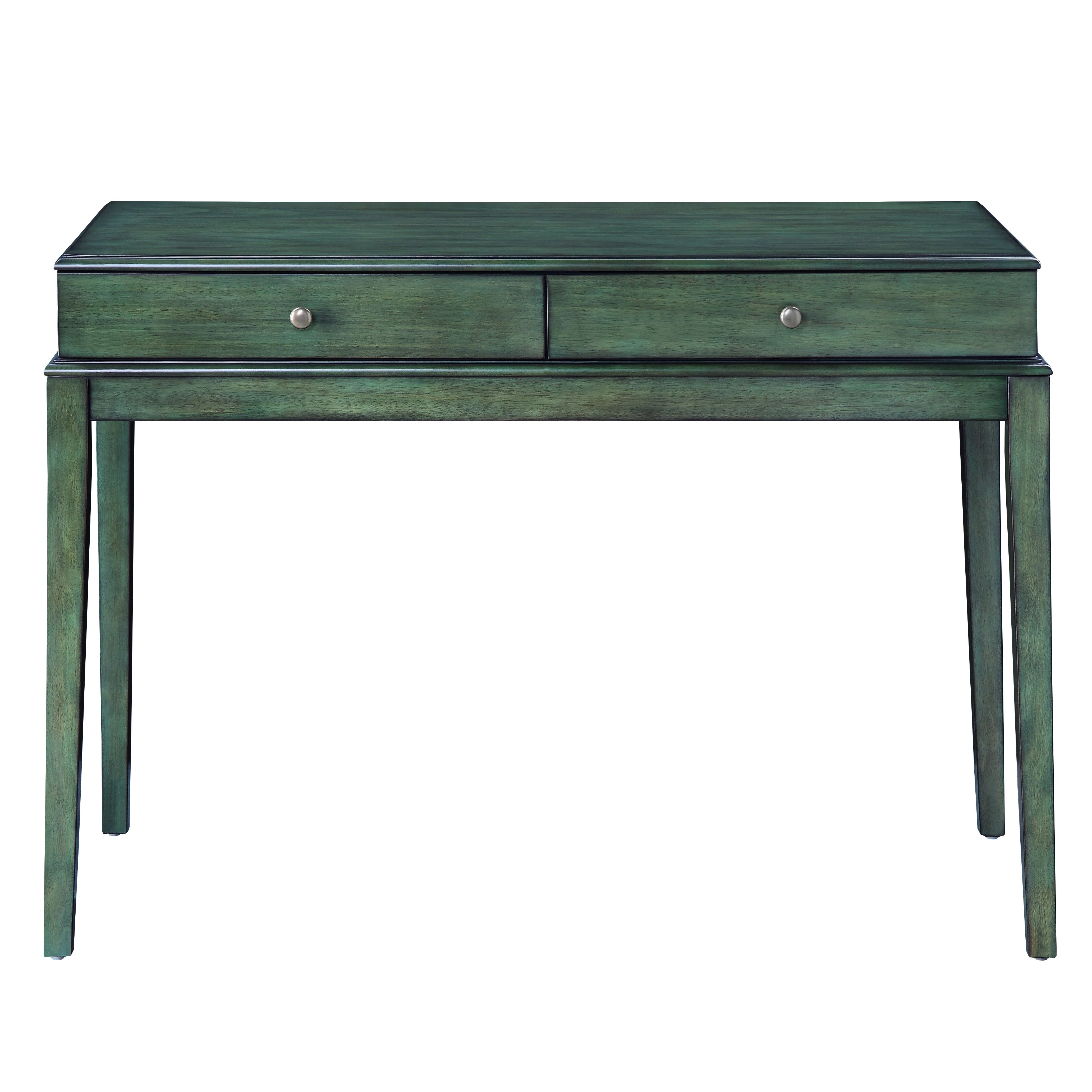 Manas - Writing Desk - Antique Green - Funk Metal Works LLC