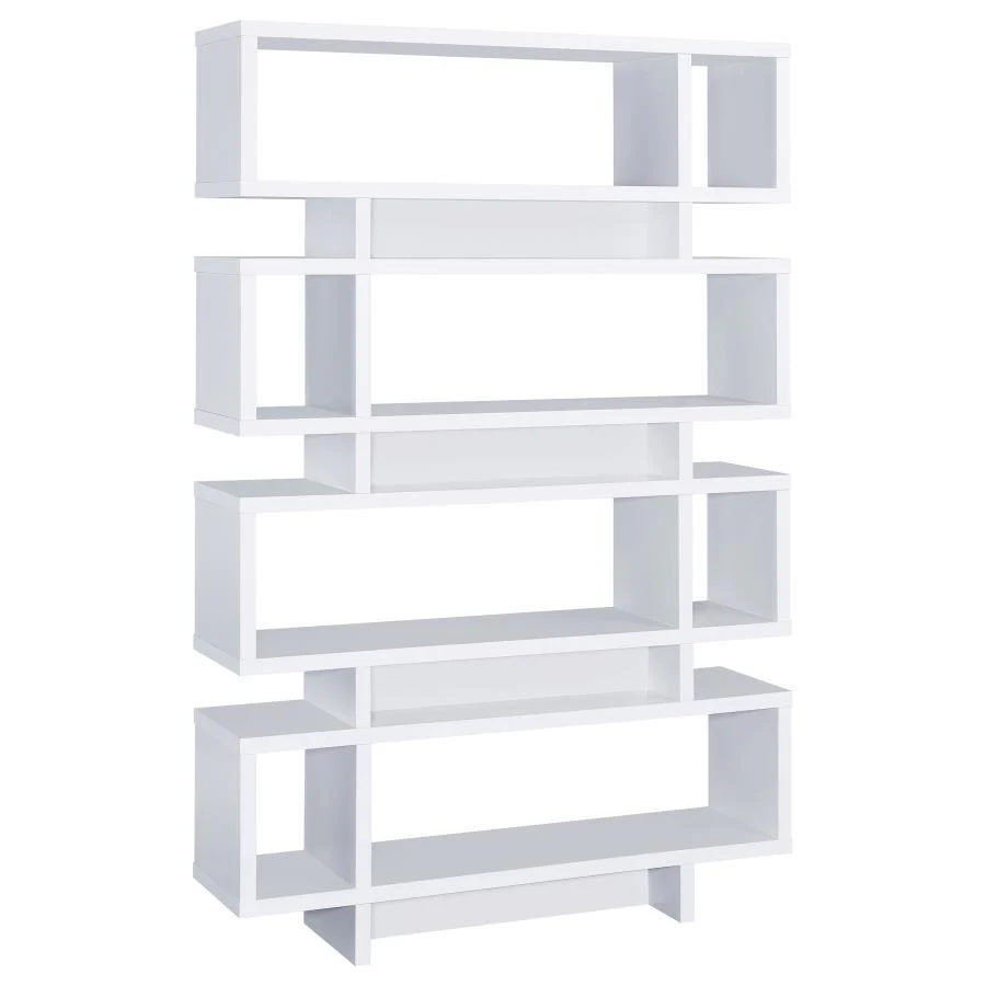 Coaster - 4-tier Open Back Bookcase - Funk Metal Works LLC