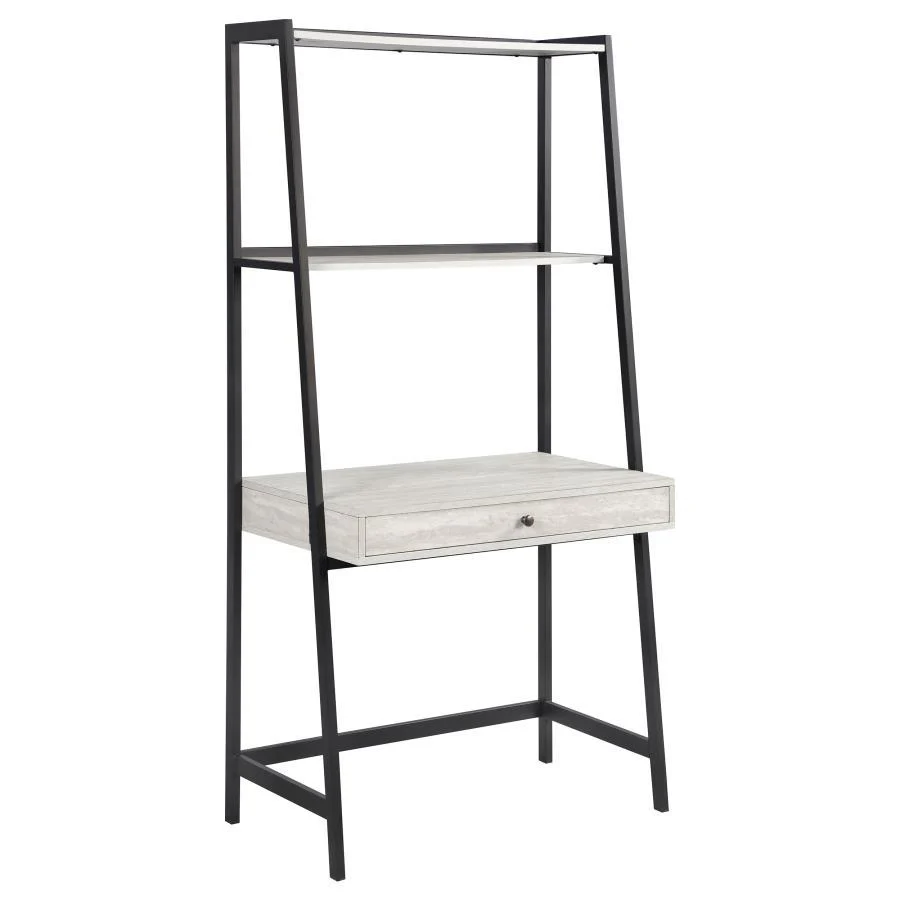 Pinckard - Ladder Desk - Gray - Funk Metal Works LLC