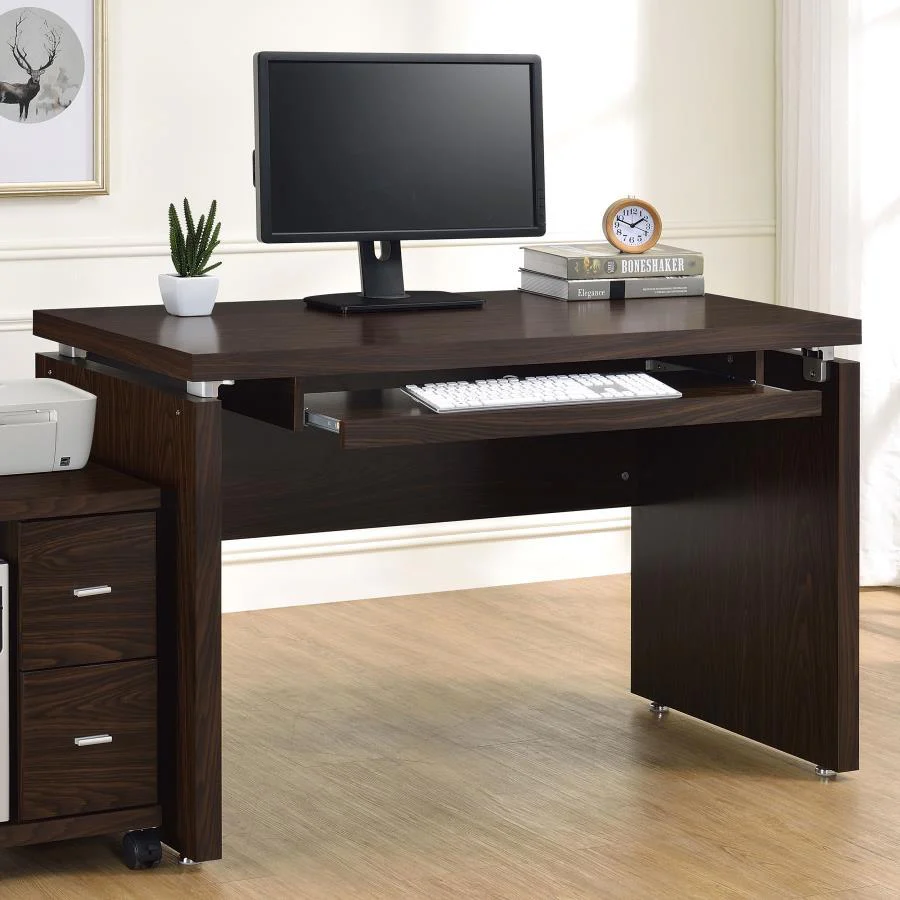Russell - Computer Desk with Keyboard Tray - Funk Metal Works LLC