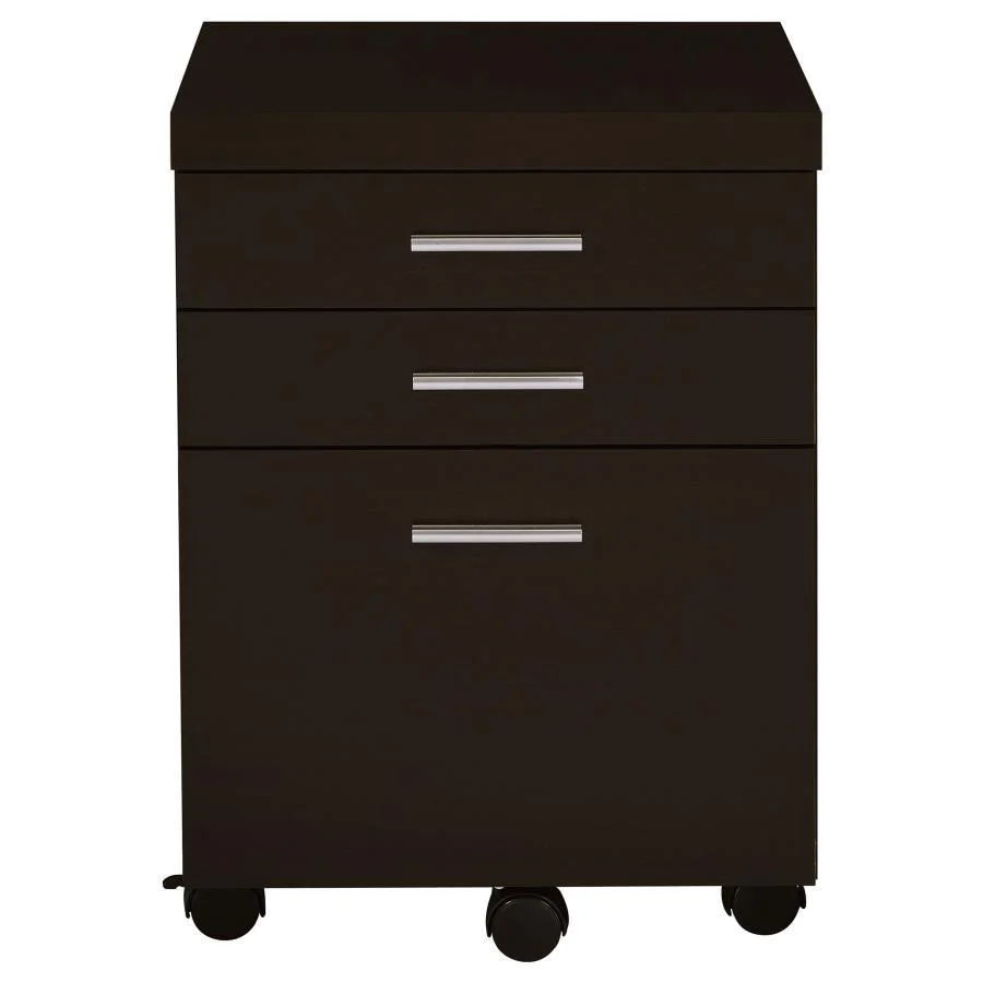 Skylar - 3-drawer Mobile File Cabinet - Funk Metal Works LLC