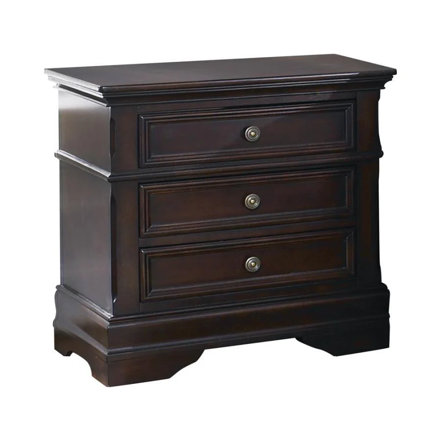 Cambridge - Nightstand - Brown - Funk Metal Works LLC