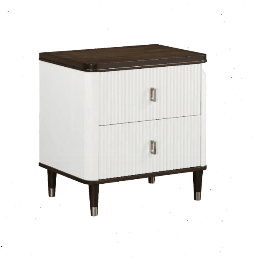 Carena Nightstand W/USB - Funk Metal Works LLC