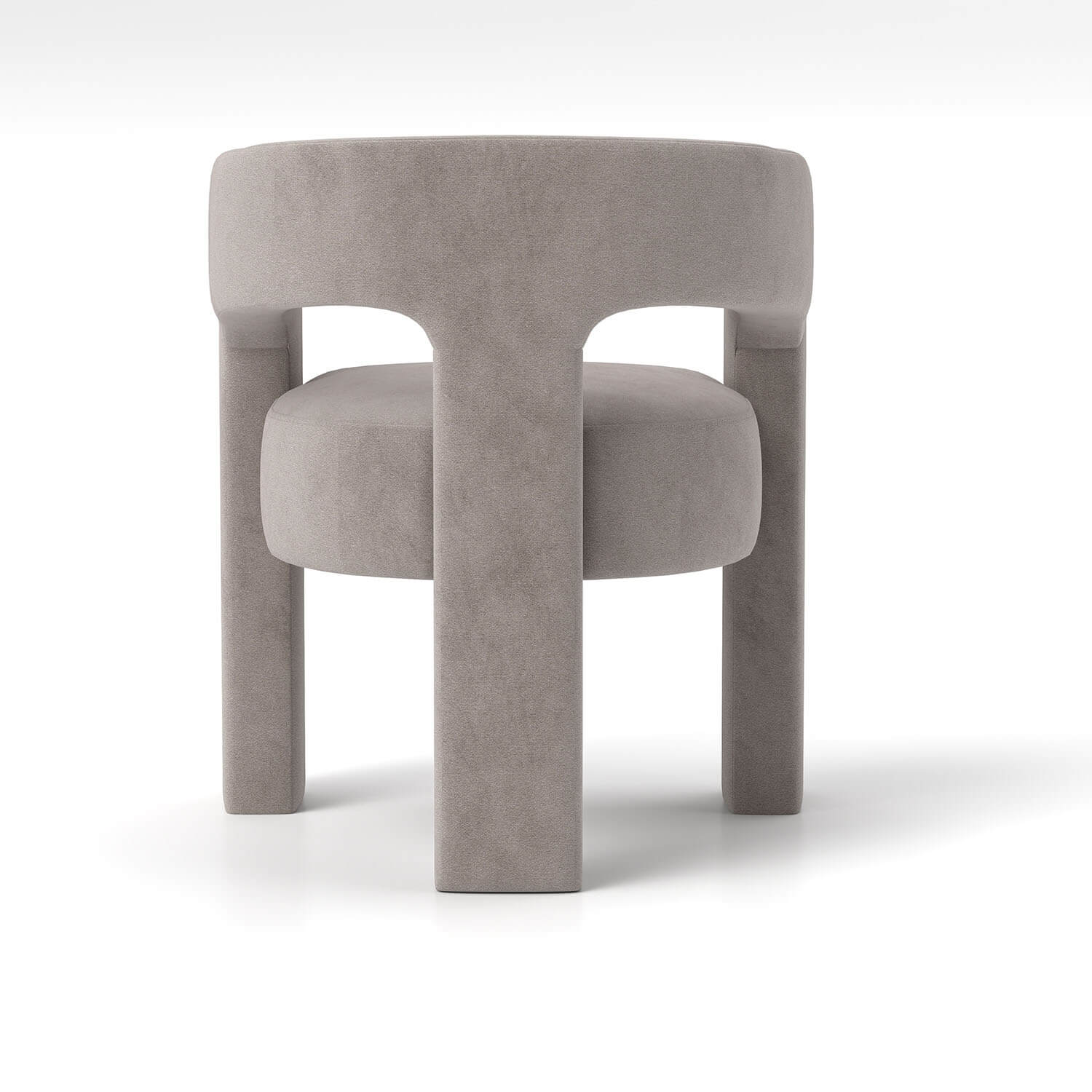 SEYNAR Modern Glam Velvet Upholstered Dining Chair, Open-Back Accent Chair - Funk Metal Works LLC