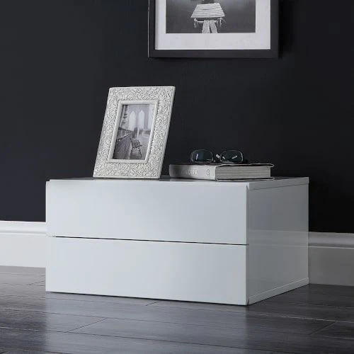 Buck II - File Cabinet - White Finish - Funk Metal Works LLC