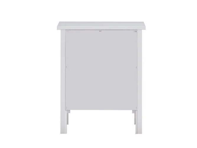 Iolanda - Nightstand - White Finish - Funk Metal Works LLC