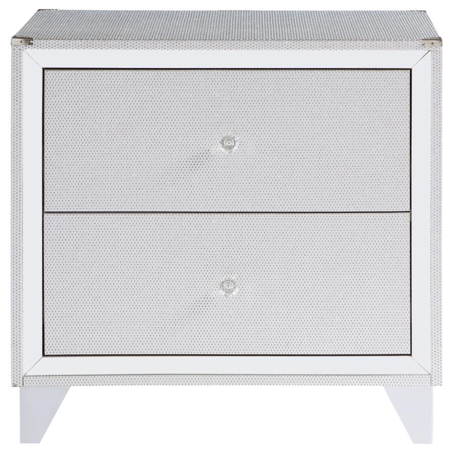Nightstand - Pearl Silver - Funk Metal Works LLC