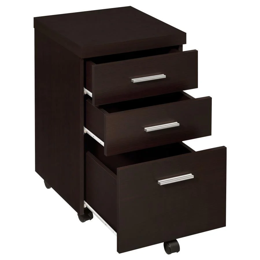 Skylar - 3-drawer Mobile File Cabinet - Funk Metal Works LLC