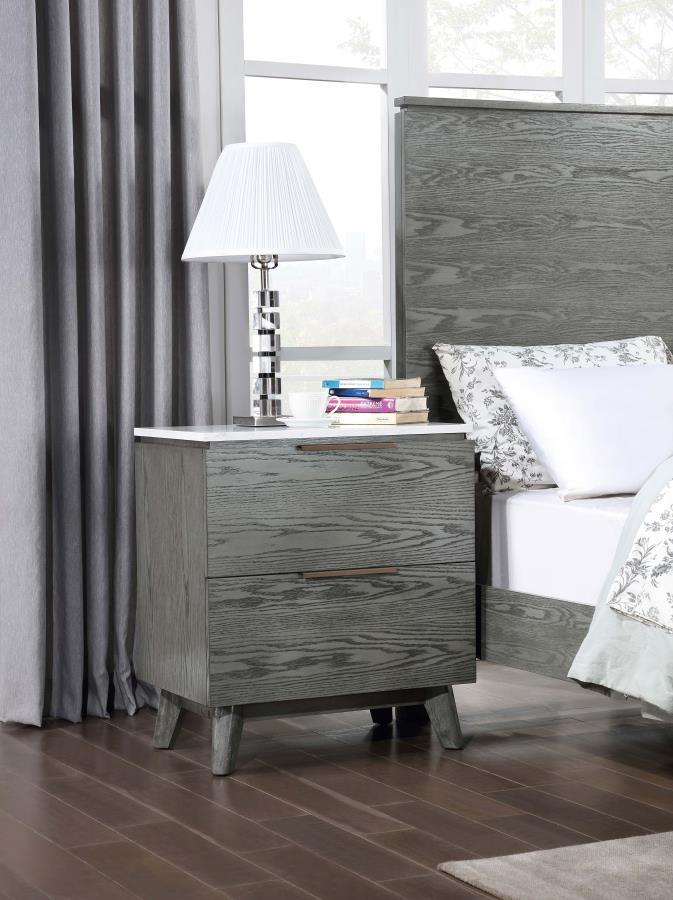 Nightstand - Dark Gray - Funk Metal Works LLC