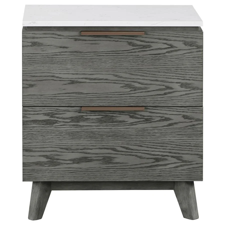 Nightstand - Dark Gray - Funk Metal Works LLC