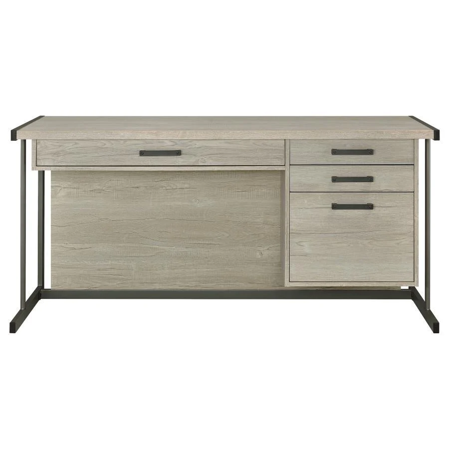 Loomis - Office Desk - Funk Metal Works LLC