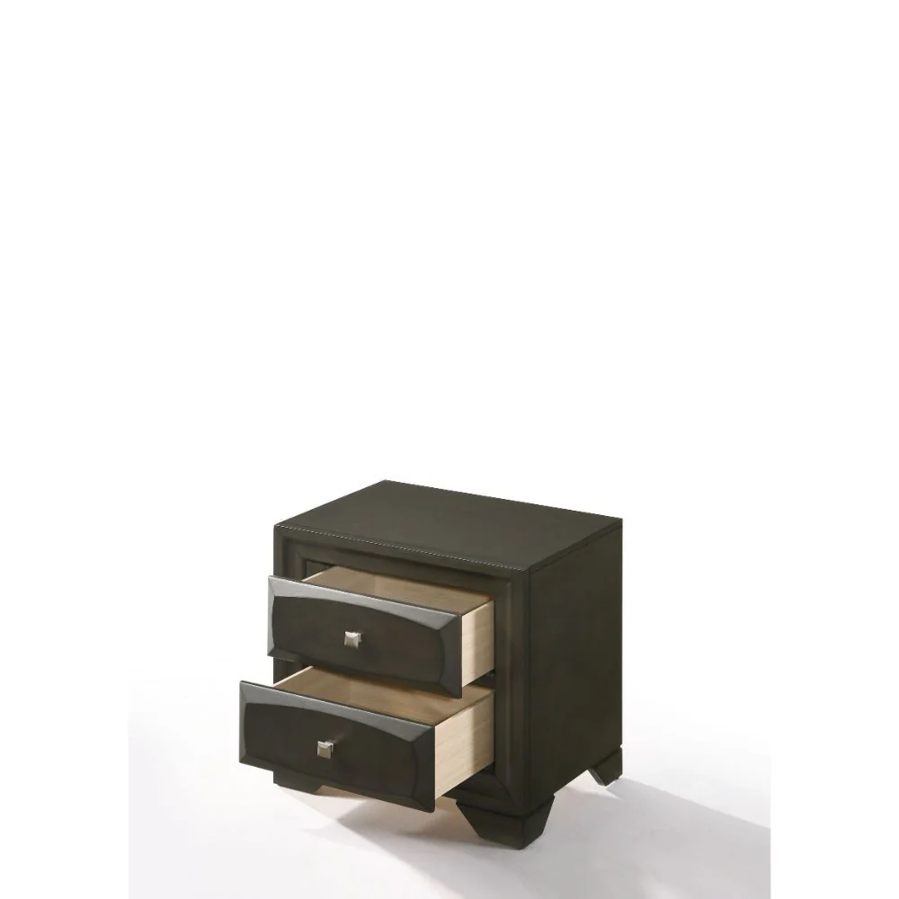Soteris - Nightstand - Antique Gray - Funk Metal Works LLC
