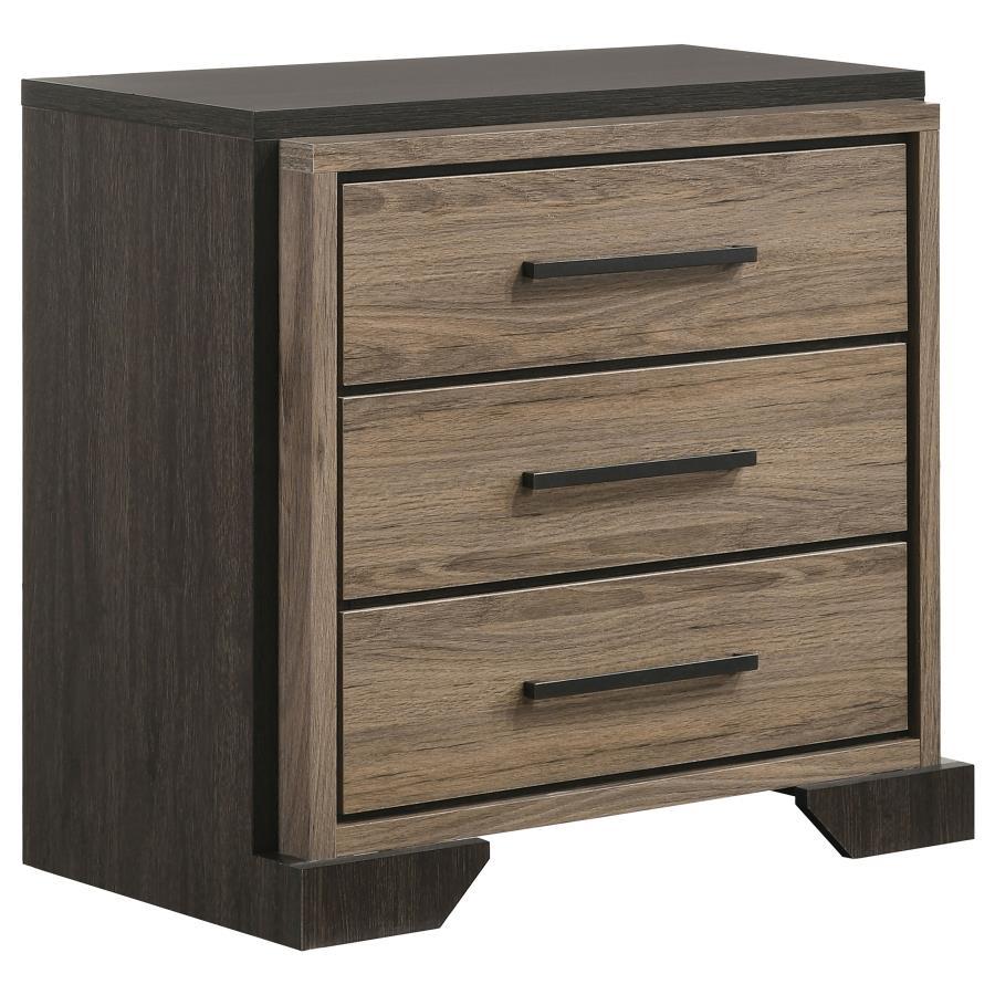 Baker - Nightstand - Brown - Funk Metal Works LLC