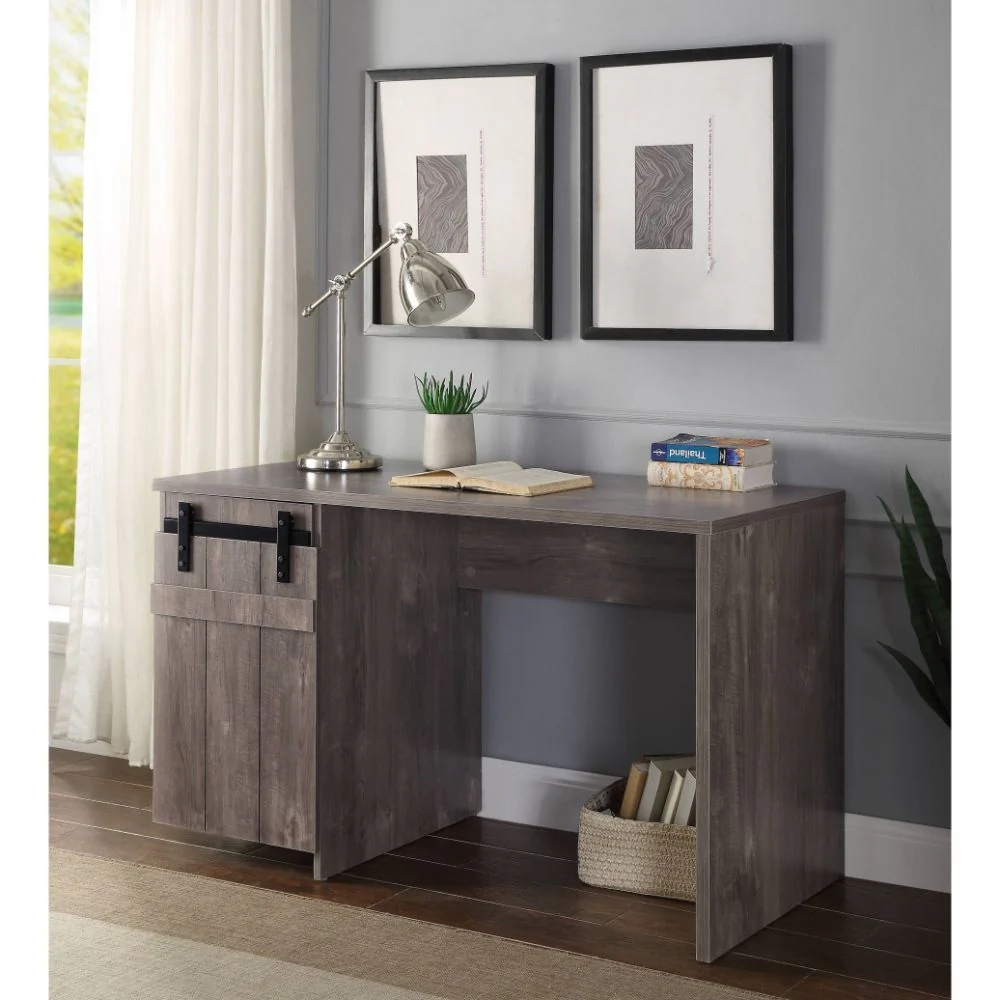 Bellarosa - Desk - Gray Washed - Funk Metal Works LLC
