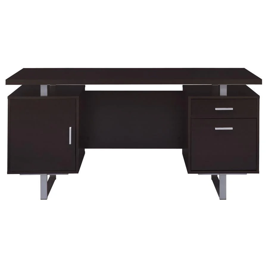 Lawtey - Computer Desk - Brown - Funk Metal Works LLC