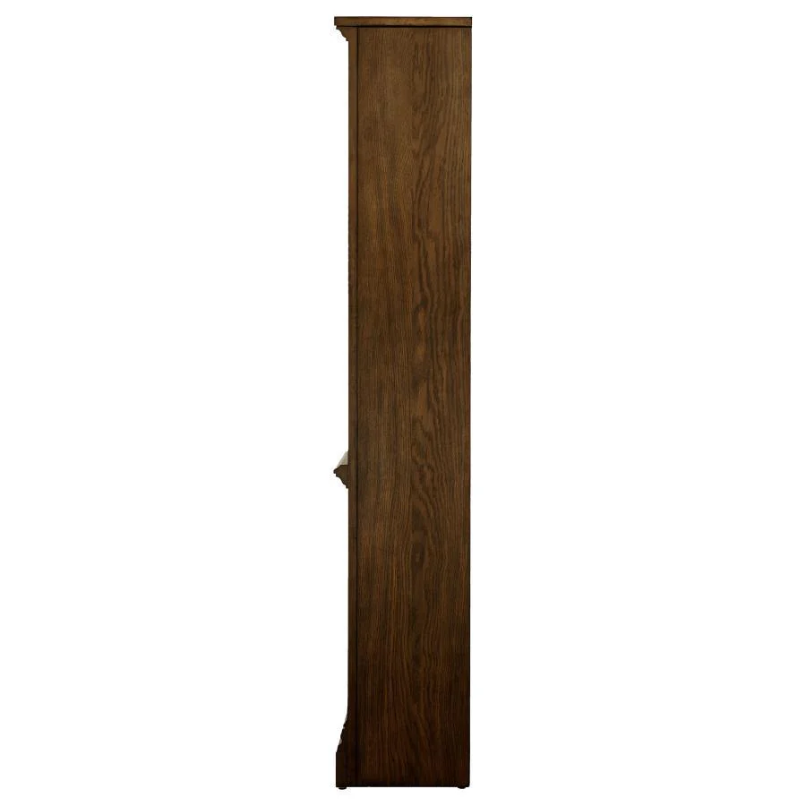 Hartshill - 5-Shelf Bookcase - Brown - Funk Metal Works LLC