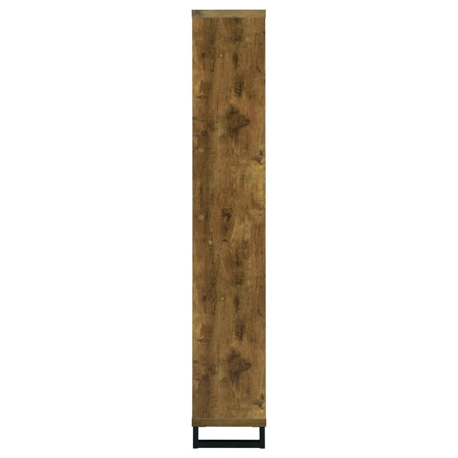 Delwin - Bookcase - Brown - Funk Metal Works LLC