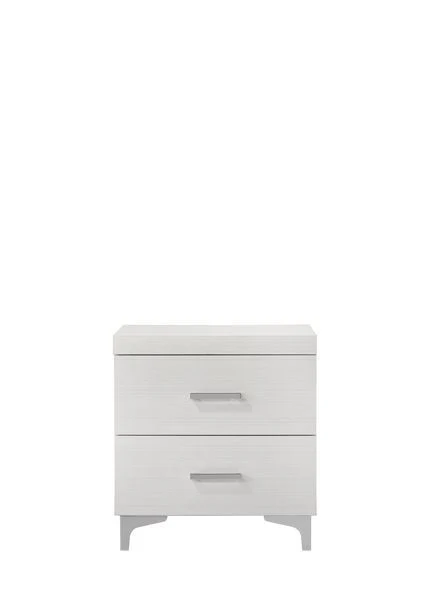 Casilda - Nightstand - White Finish - Funk Metal Works LLC
