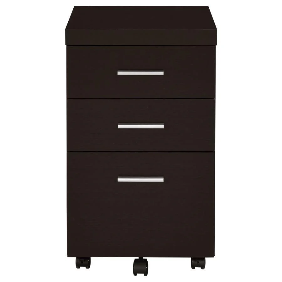 Skylar - 3-drawer Mobile File Cabinet - Funk Metal Works LLC