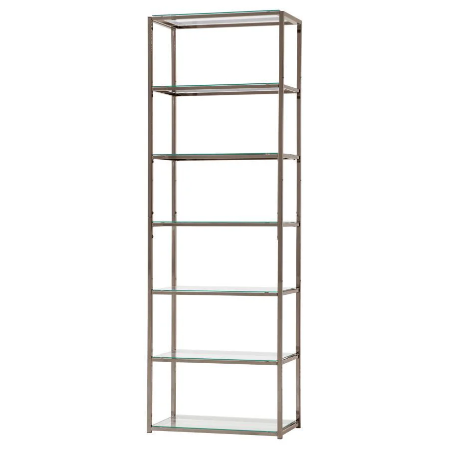 Kate - Bookcase - Gray - Funk Metal Works LLC