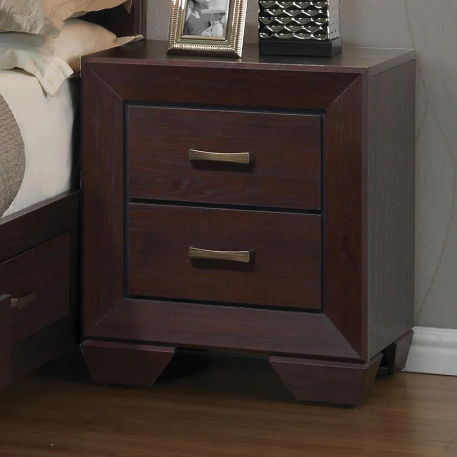 Kauffman - Nightstand - Brown - Funk Metal Works LLC