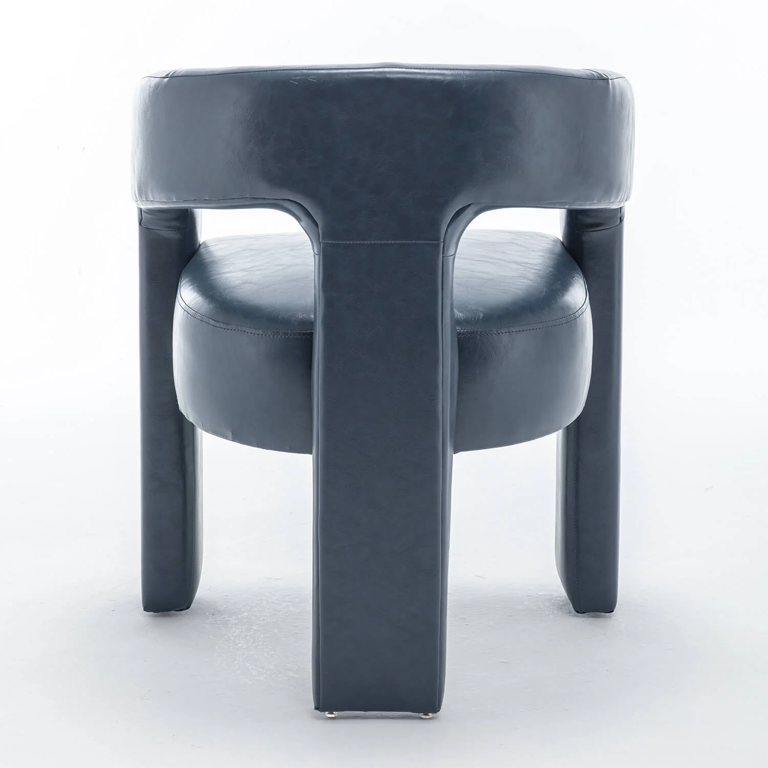 SEYNAR Modern Glam PU Leather Upholstered Dining Chair - Funk Metal Works LLC