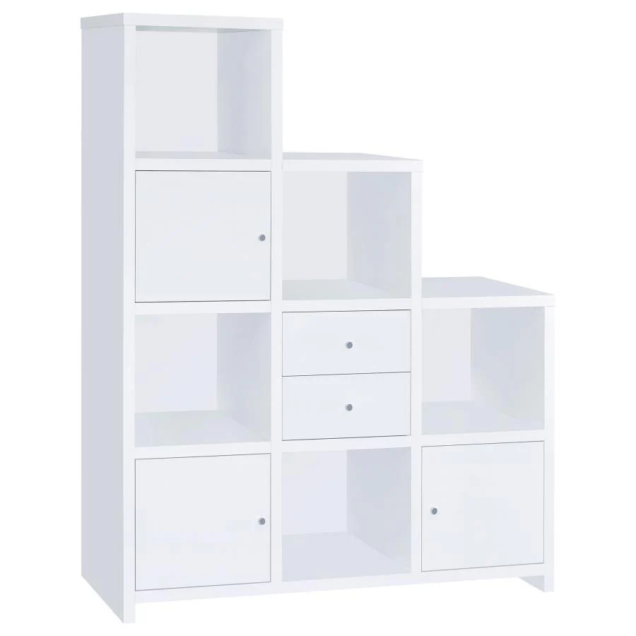 Coaster - Bookcase with Cube Storage Compartments - Funk Metal Works LLC