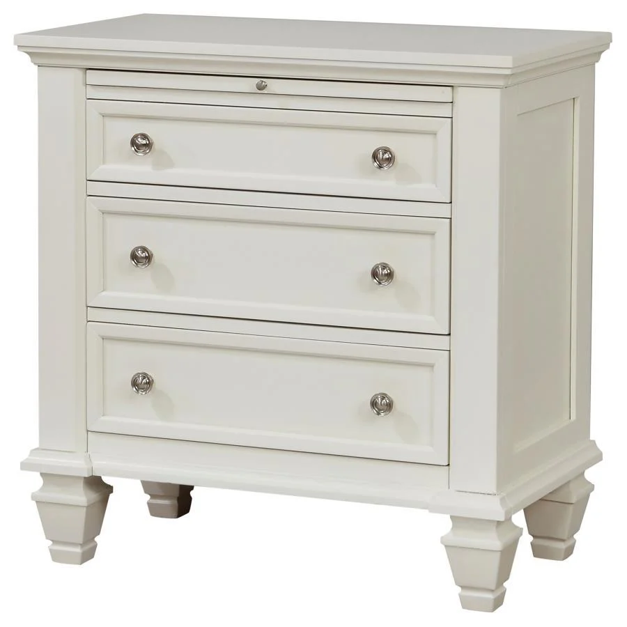 Sandy Beach - 3-drawer Nightstand - Funk Metal Works LLC