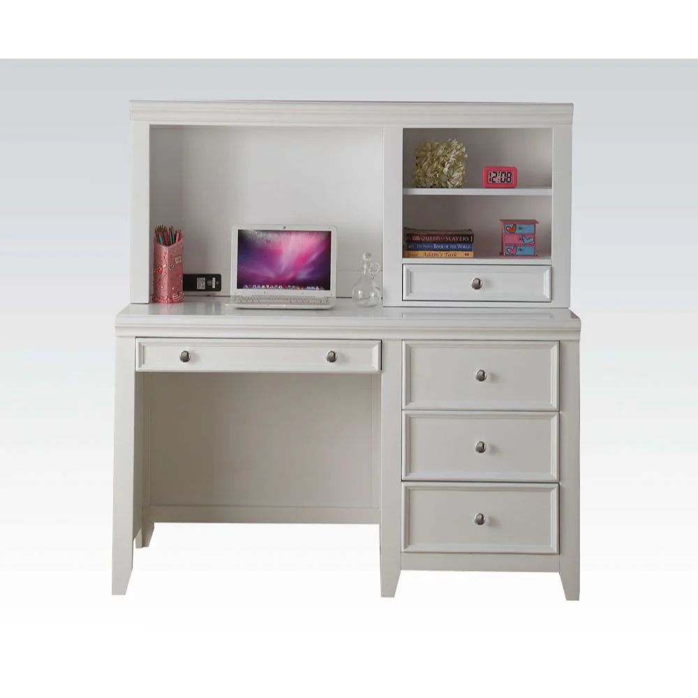 Lacey - Desk - White - Funk Metal Works LLC