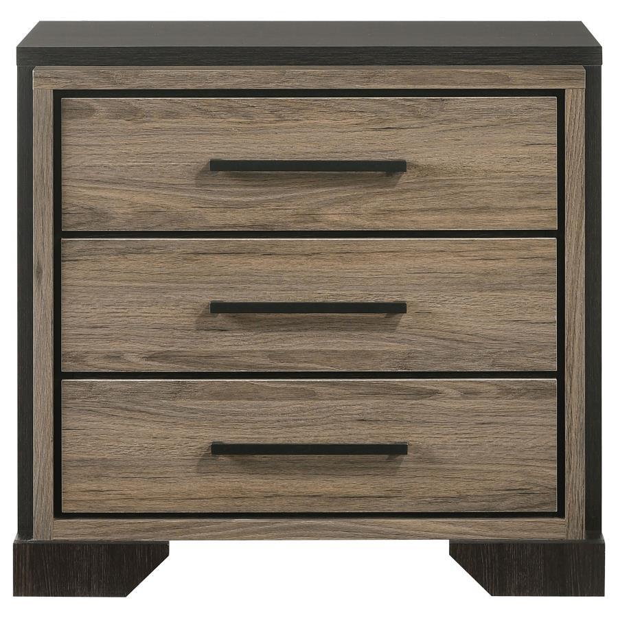 Baker - Nightstand - Brown - Funk Metal Works LLC