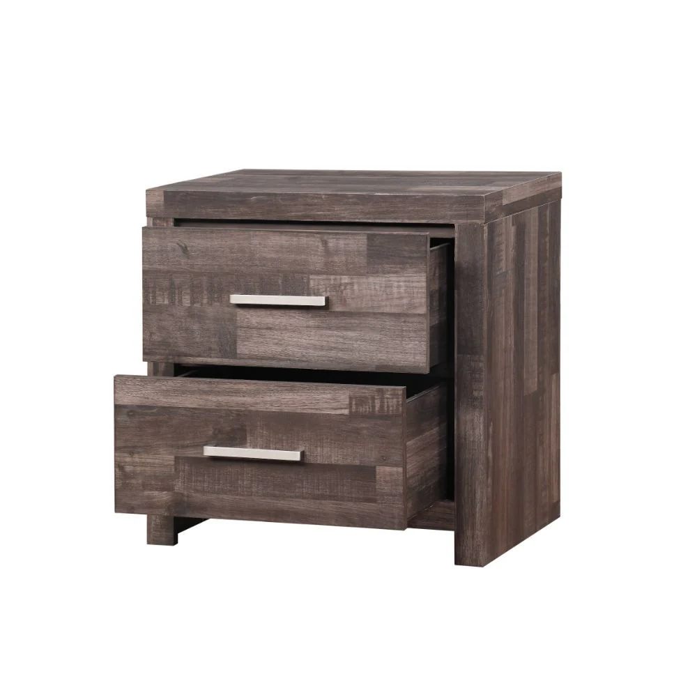 Juniper - Nightstand - Dark Cherry - Funk Metal Works LLC