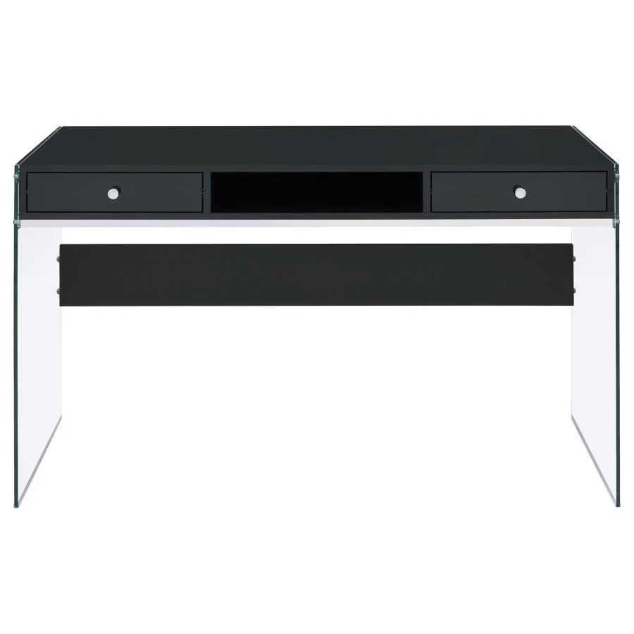Dobrev - 2-drawer Writing Desk - Funk Metal Works LLC
