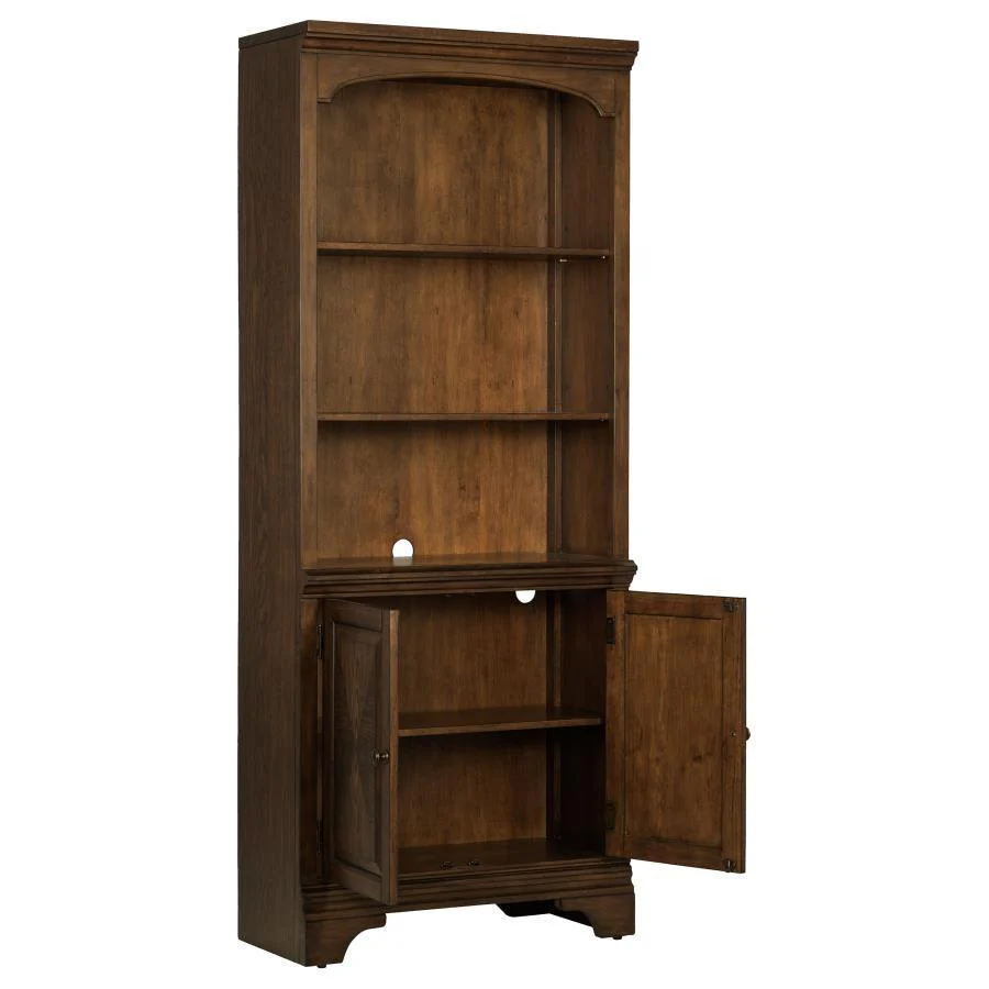 Hartshill - Bookcase With Cabinet - Funk Metal Works LLC