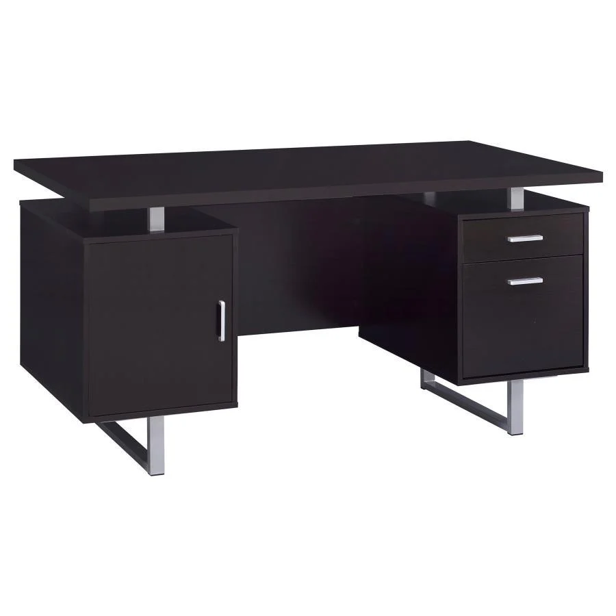 Lawtey - Computer Desk - Brown - Funk Metal Works LLC