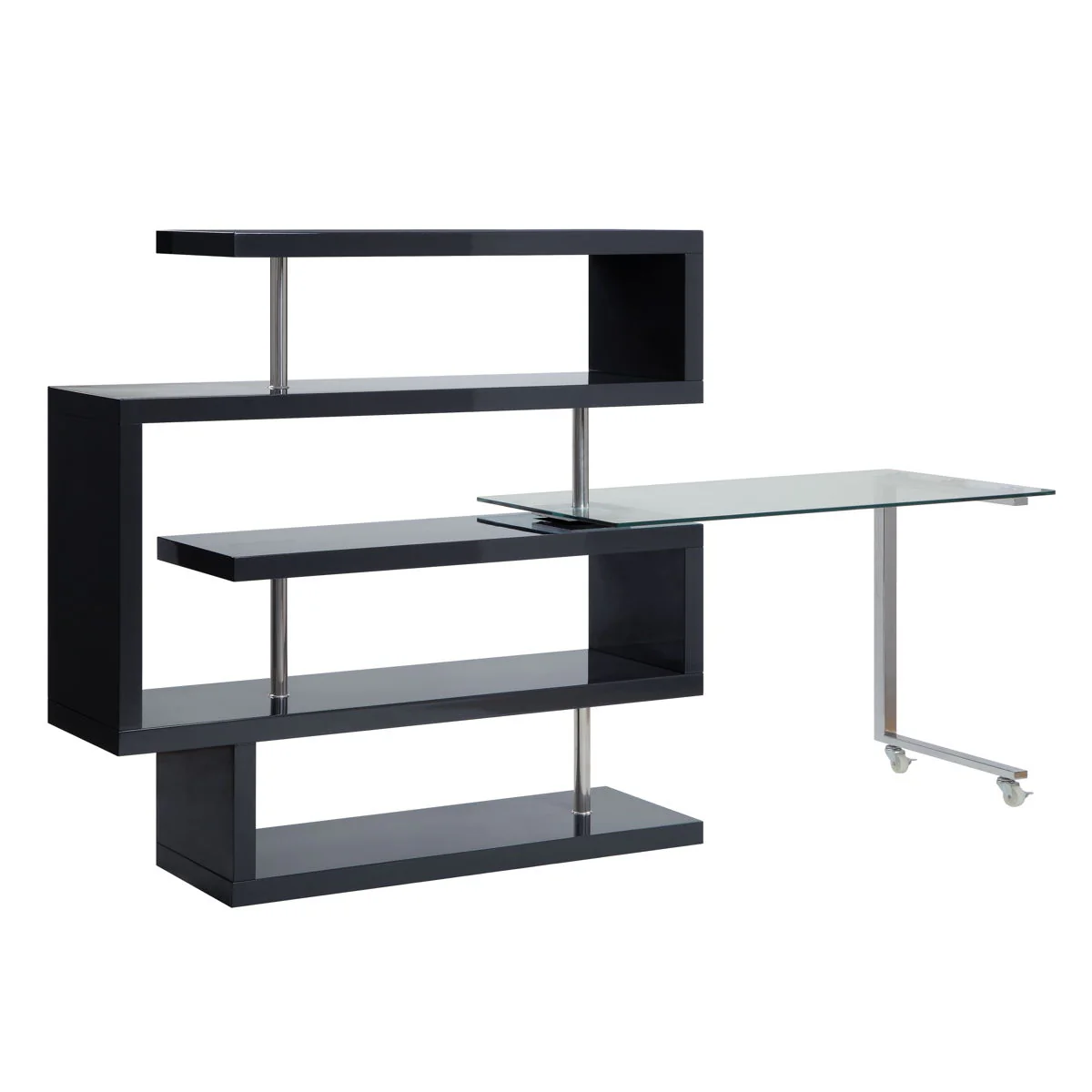Raceloma - Writing Desk w/Shelf - Funk Metal Works LLC