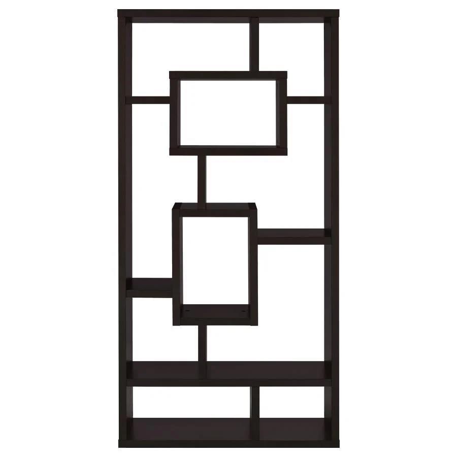 Cabianca - 10-shelf Bookcase - Funk Metal Works LLC
