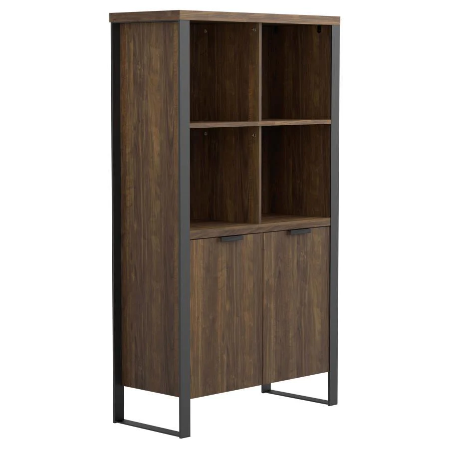 Pattinson - Bookcase - Brown - Funk Metal Works LLC