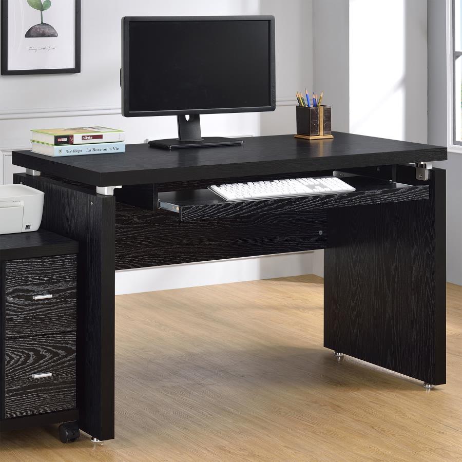 Russell - Computer Desk with Keyboard Tray - Funk Metal Works LLC
