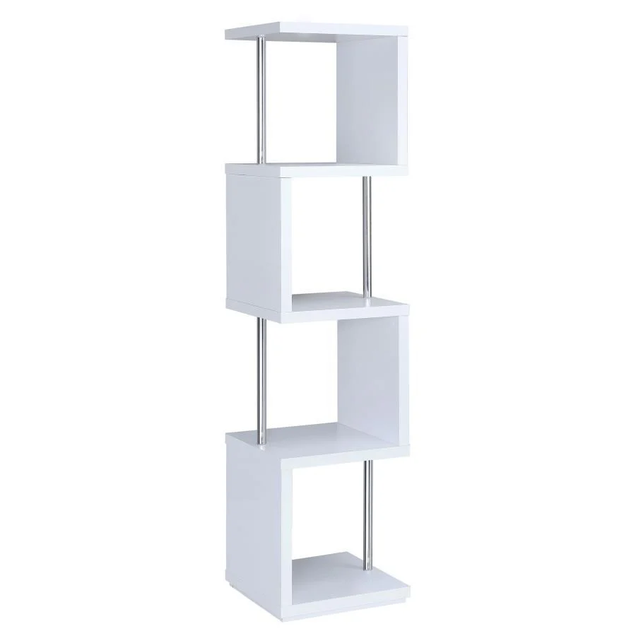 Coaster - 4-shelf Bookcase - Funk Metal Works LLC