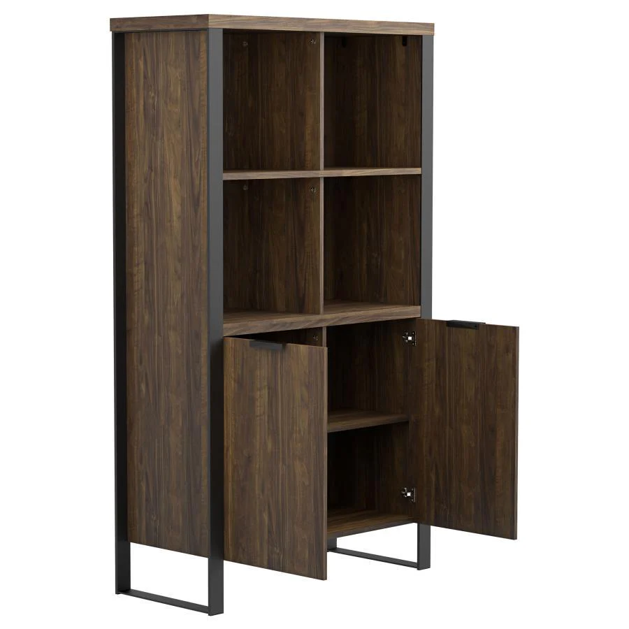 Pattinson - Bookcase - Brown - Funk Metal Works LLC